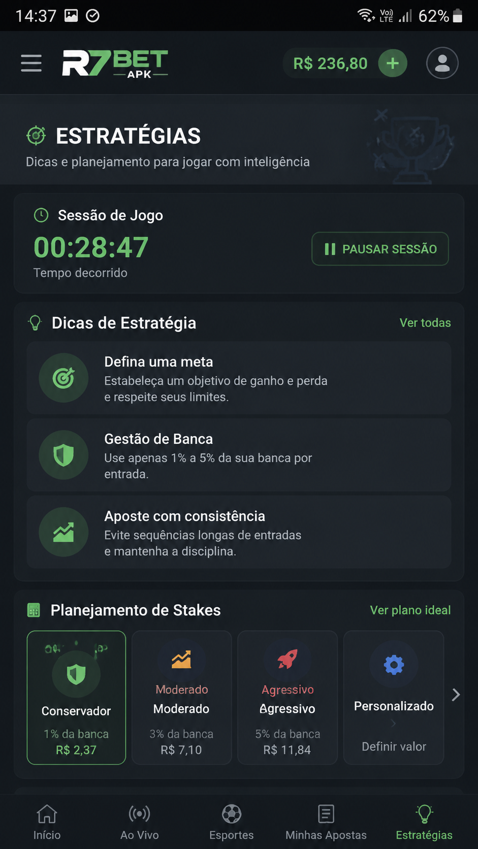 R7Bet screenshot