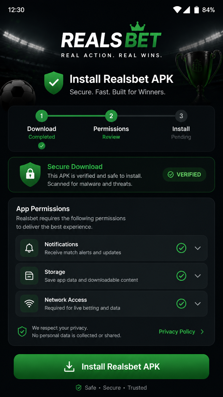 realsbet screenshot