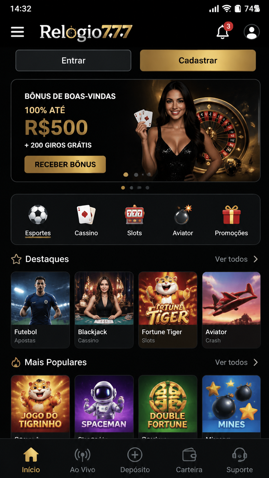 Relogio777 screenshot