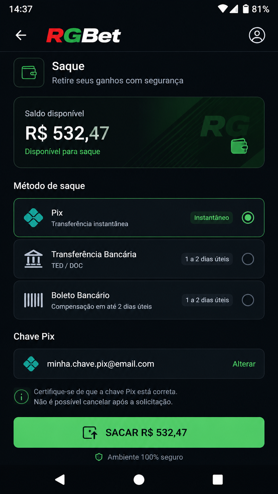 RGBet screenshot