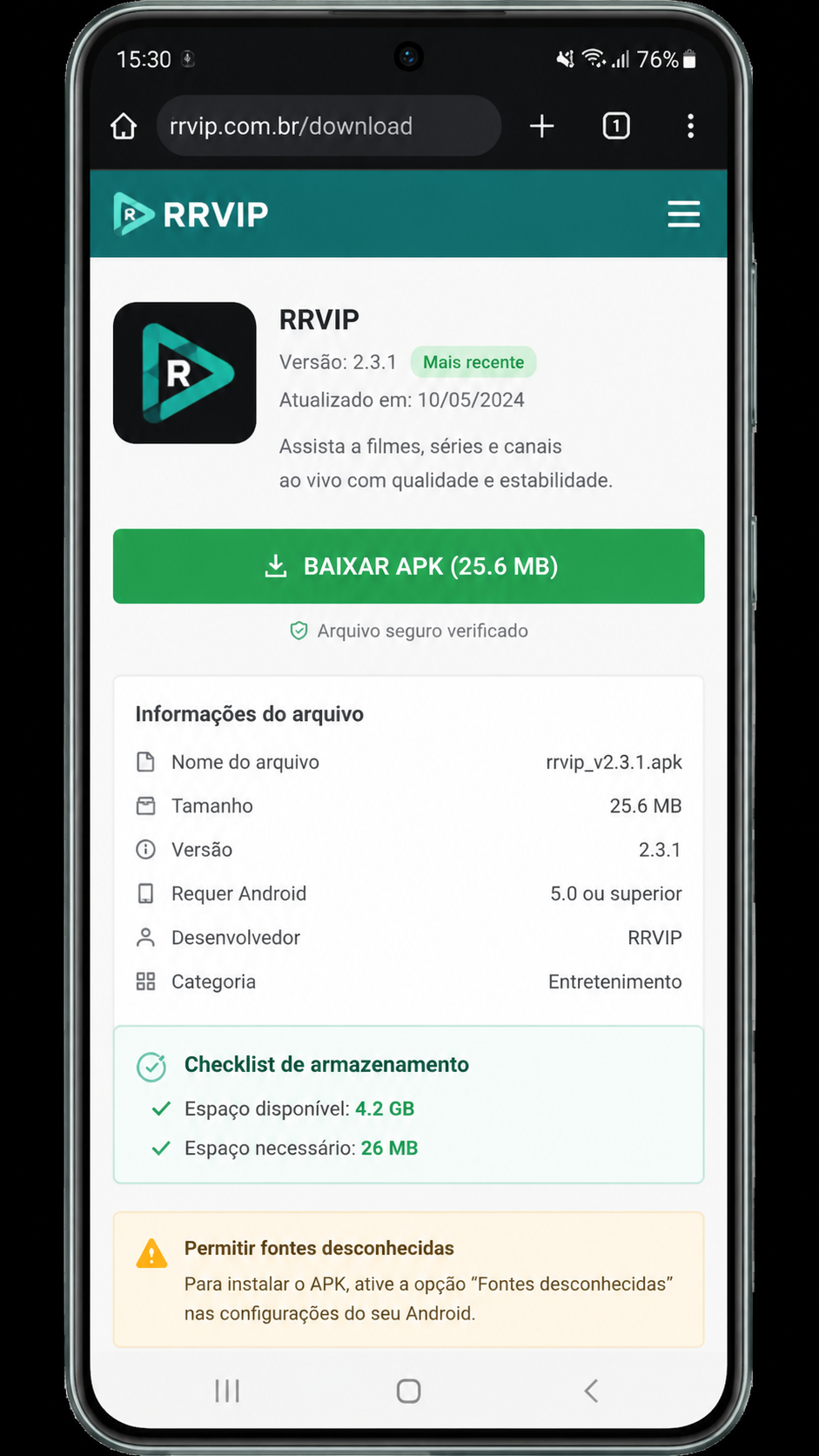 rrvip screenshot