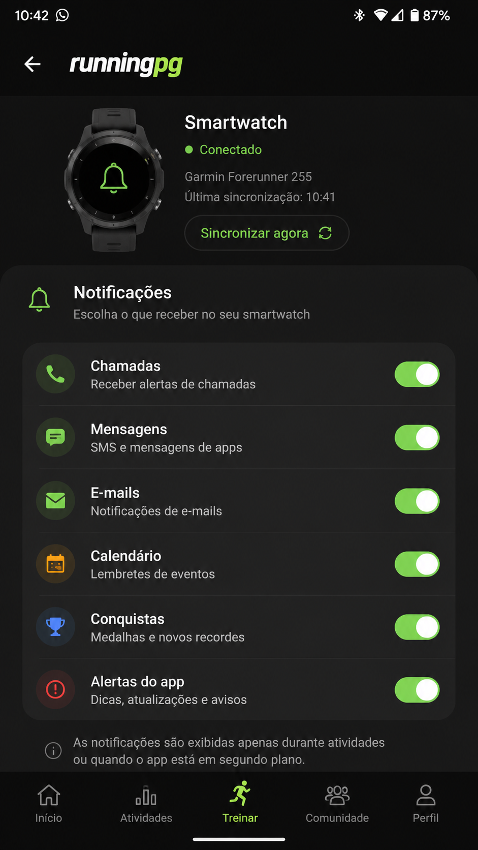 runningpg screenshot