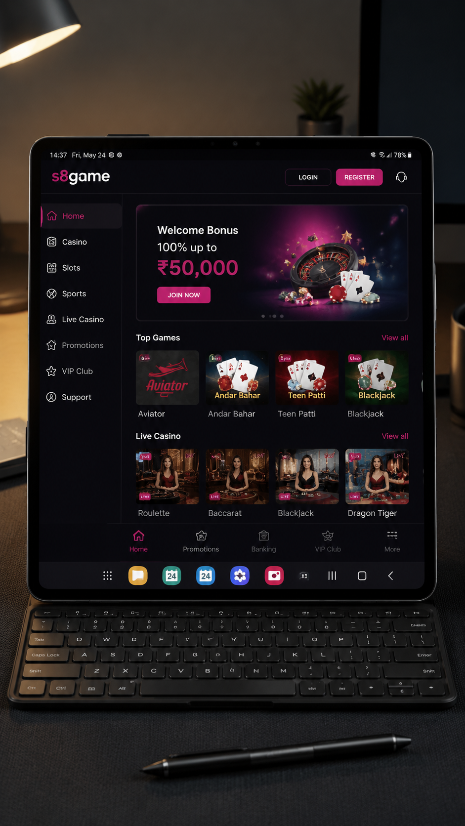 s8game screenshot