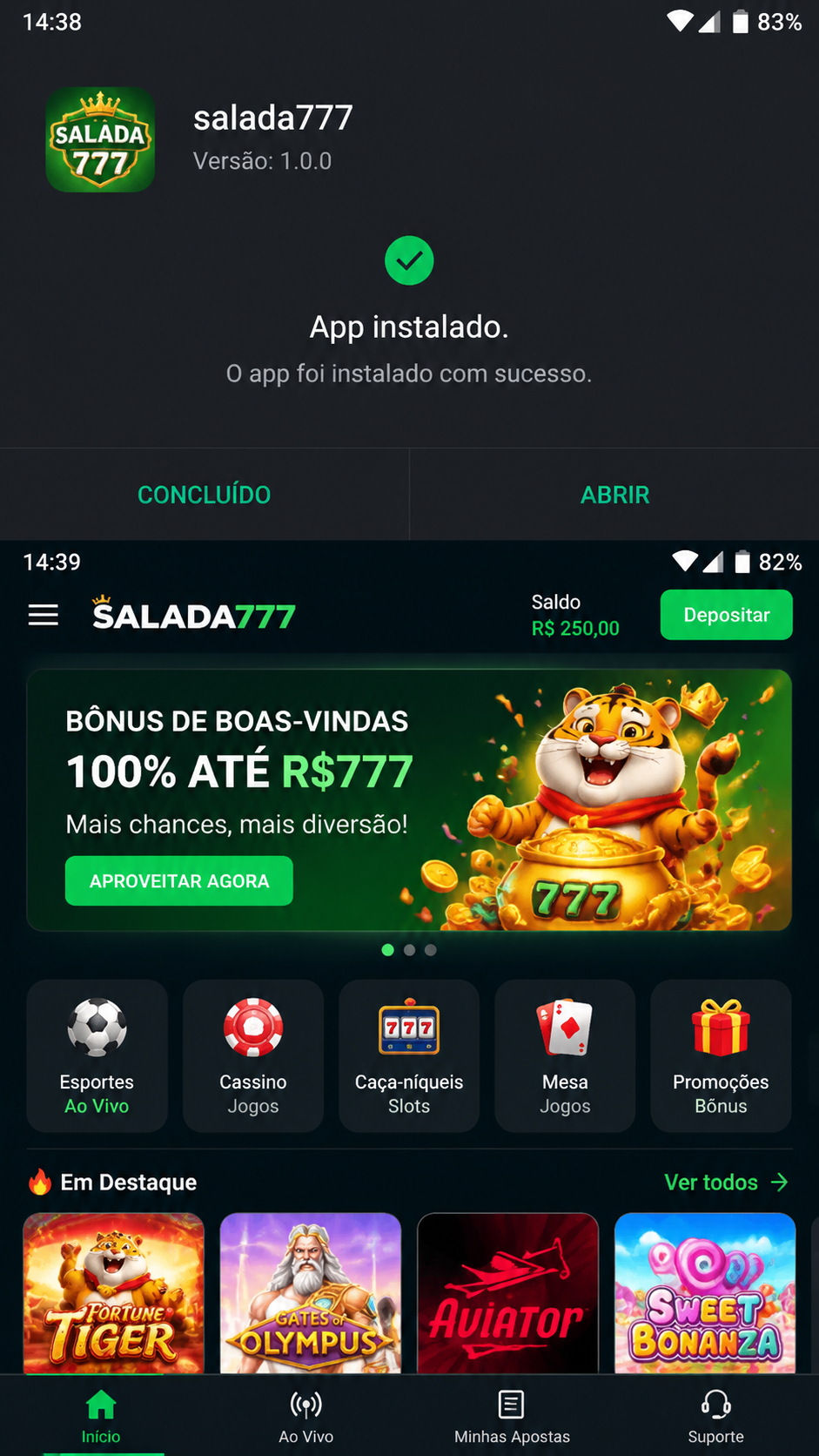 salada777 screenshot