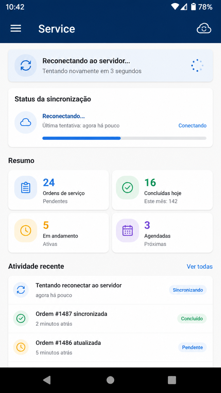 Service screenshot