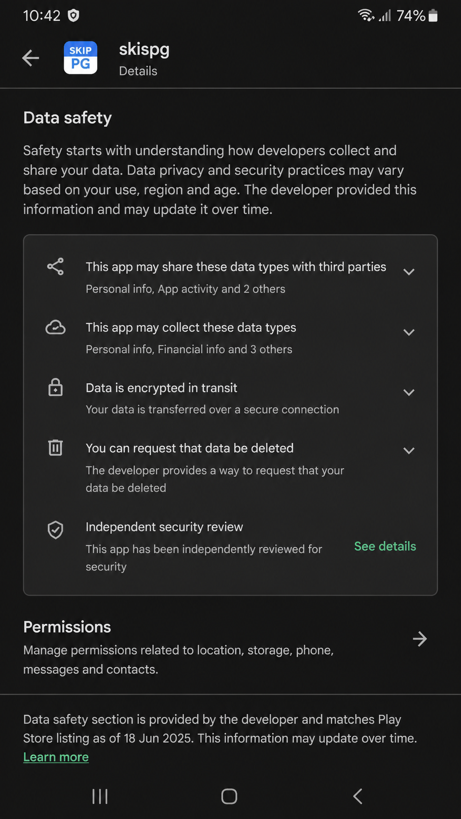 skispg screenshot