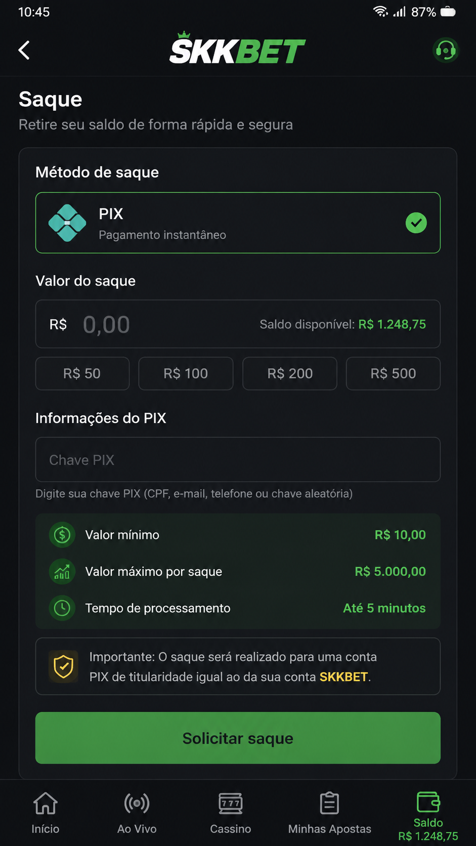 skkbet screenshot