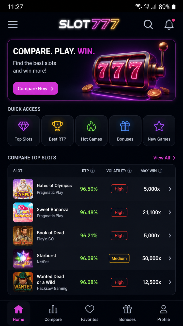 slot777 screenshot