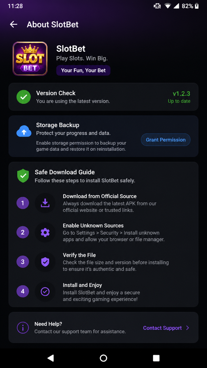 slotbet screenshot
