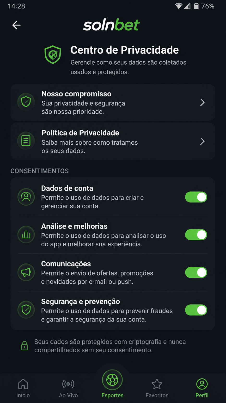 solnbet screenshot