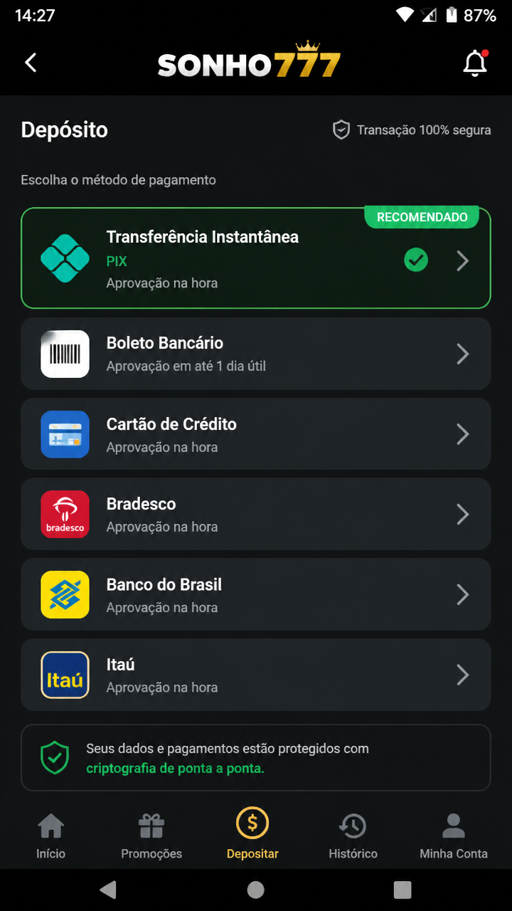 sonho777 screenshot
