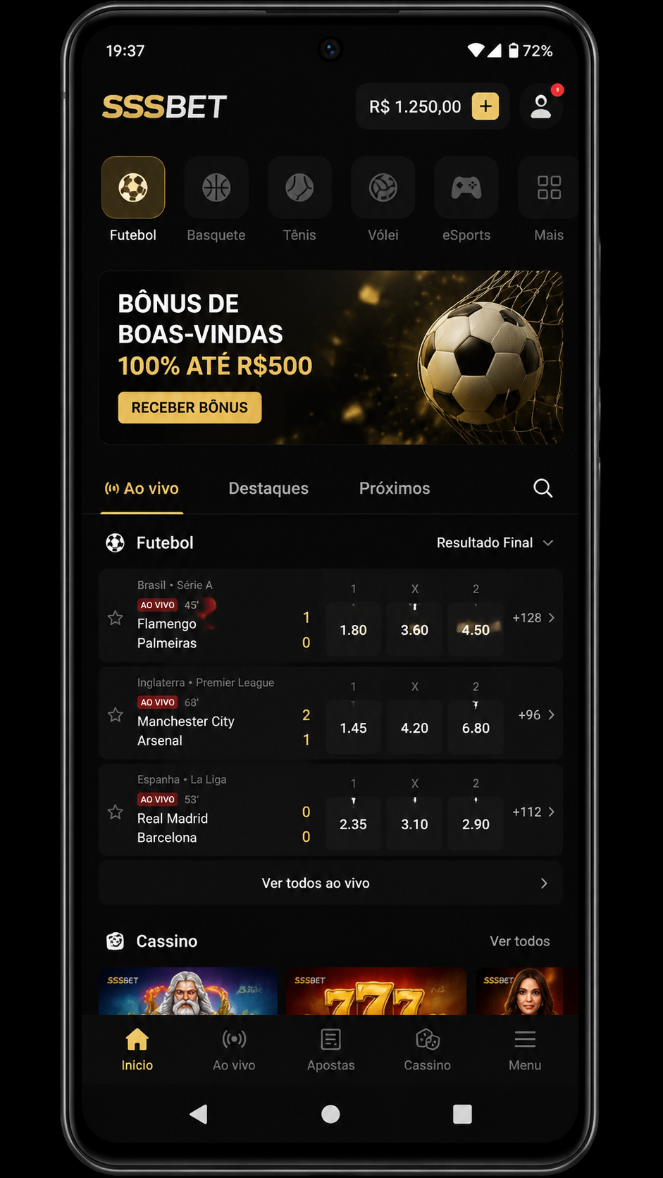 sssbet screenshot