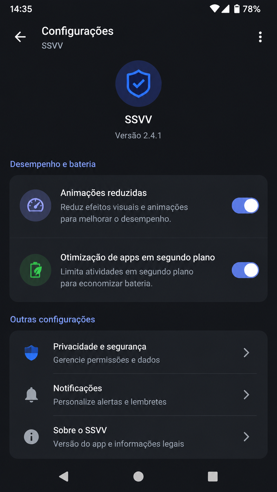 ssvv screenshot