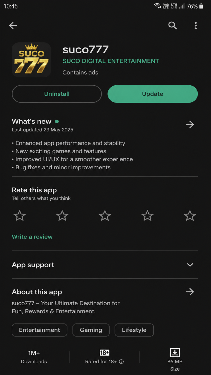 suco777 screenshot