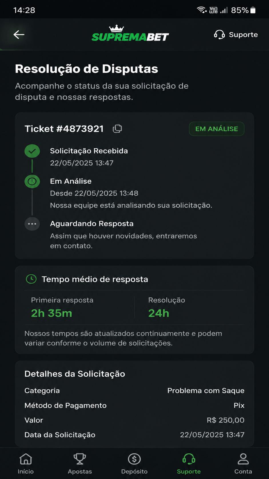 Supremabet screenshot