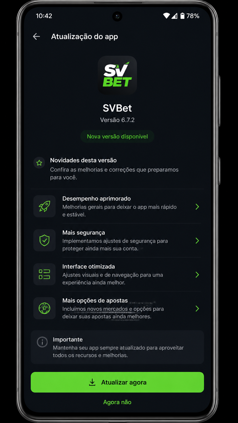 SVBet screenshot