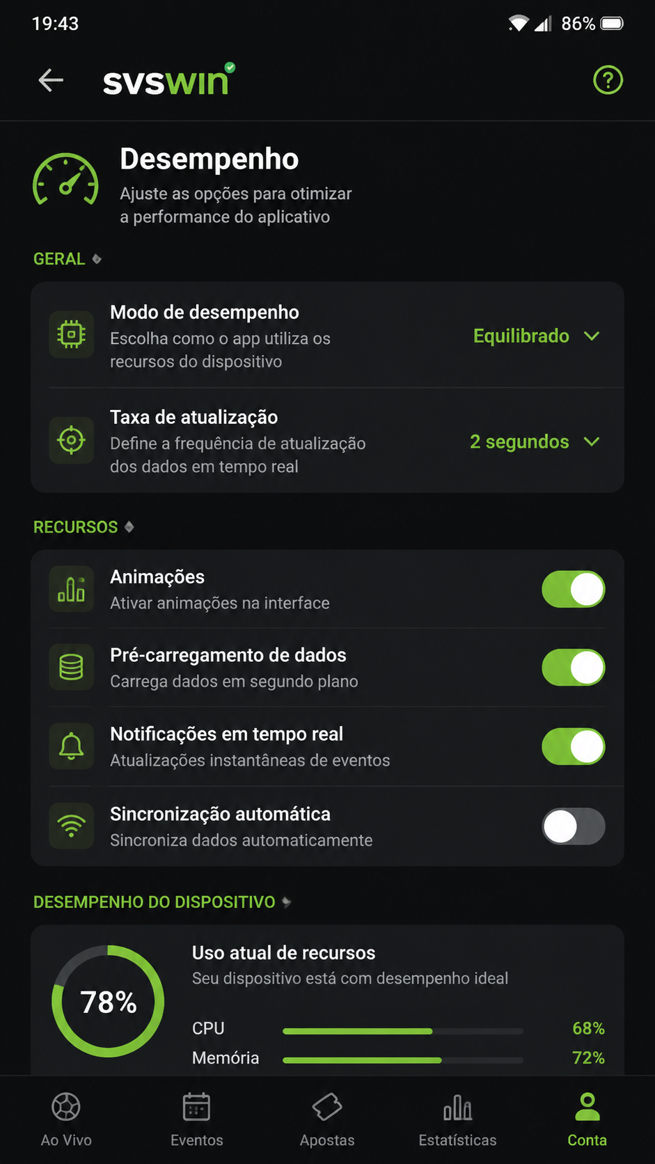 svswin screenshot