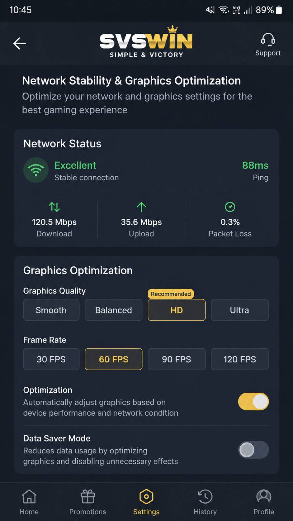 svswin screenshot