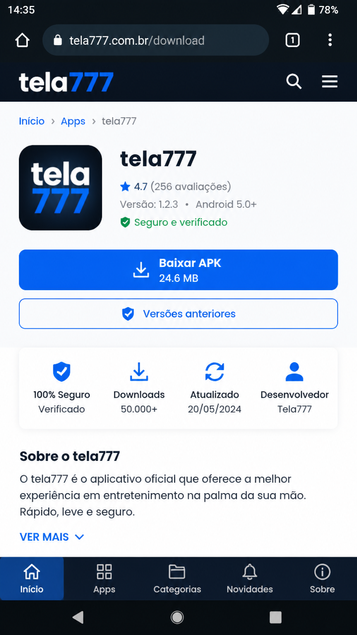 tela777 screenshot