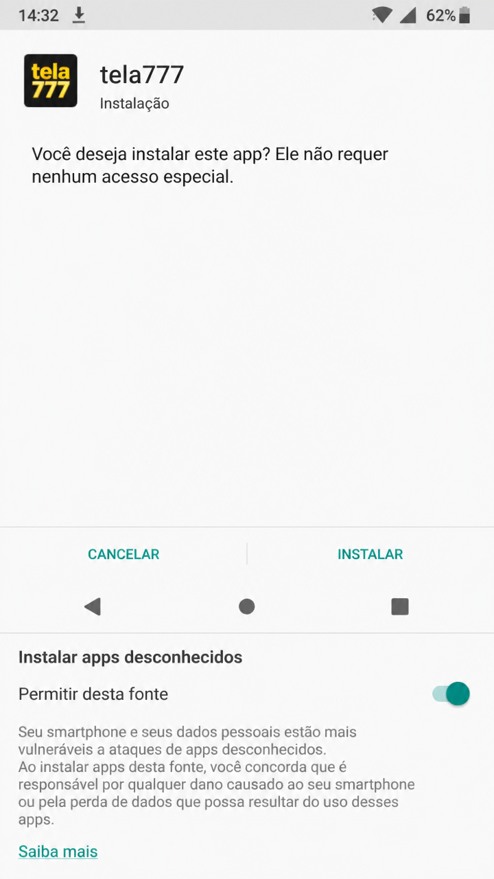 tela777 screenshot