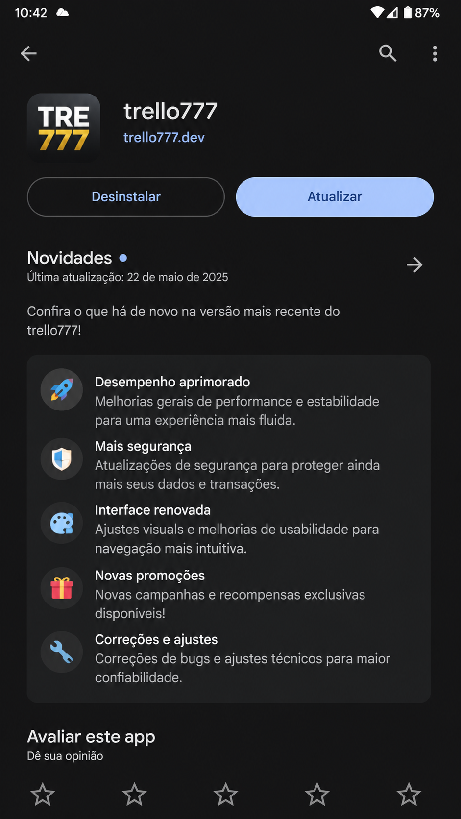 trello777 screenshot