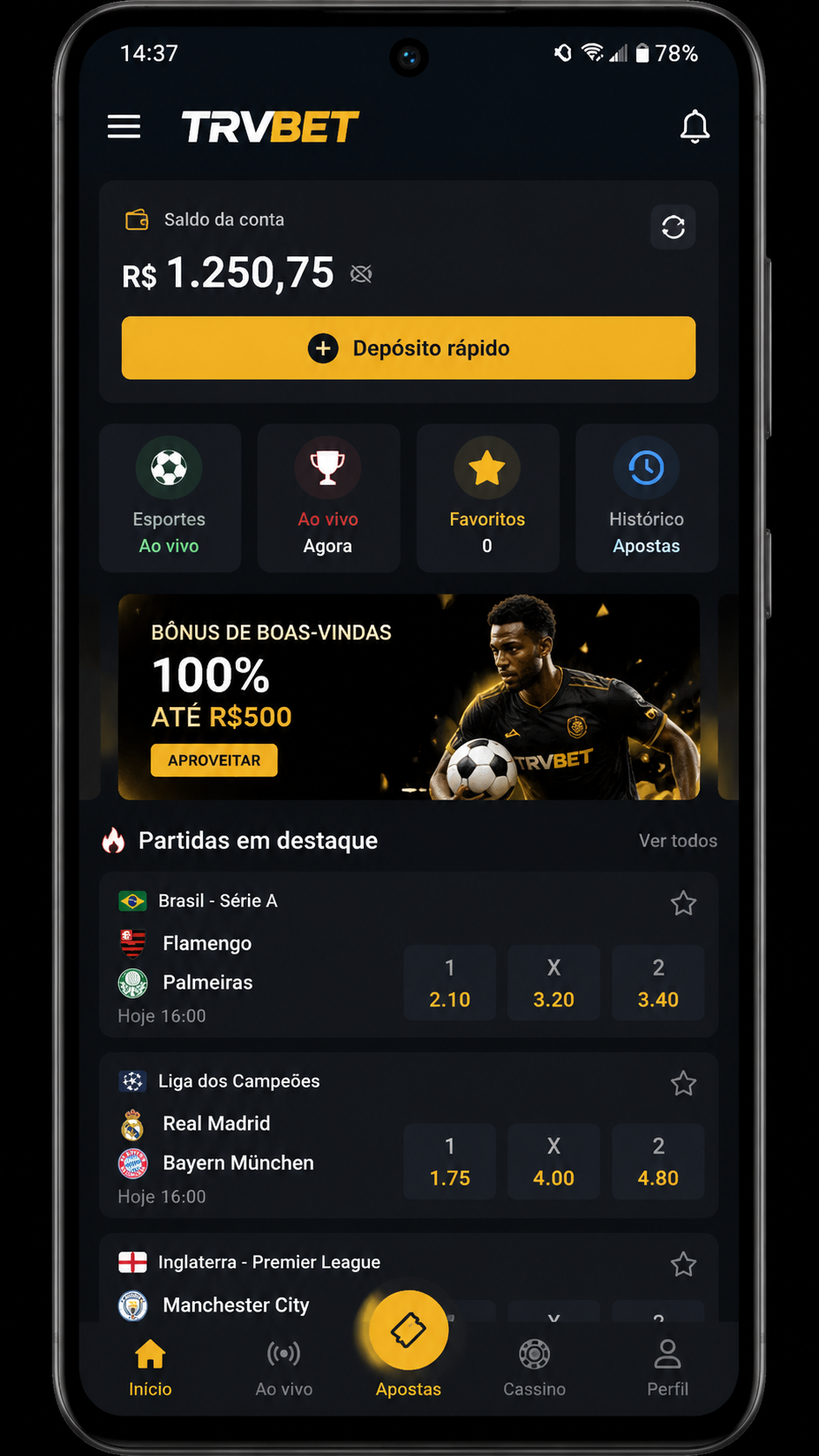 trvbet screenshot