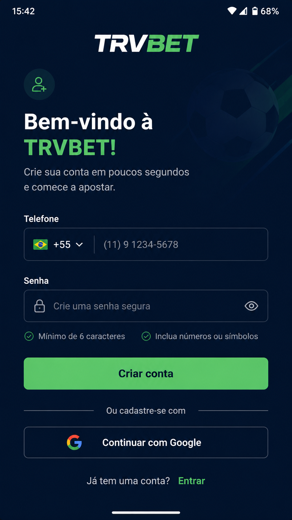 trvbet screenshot