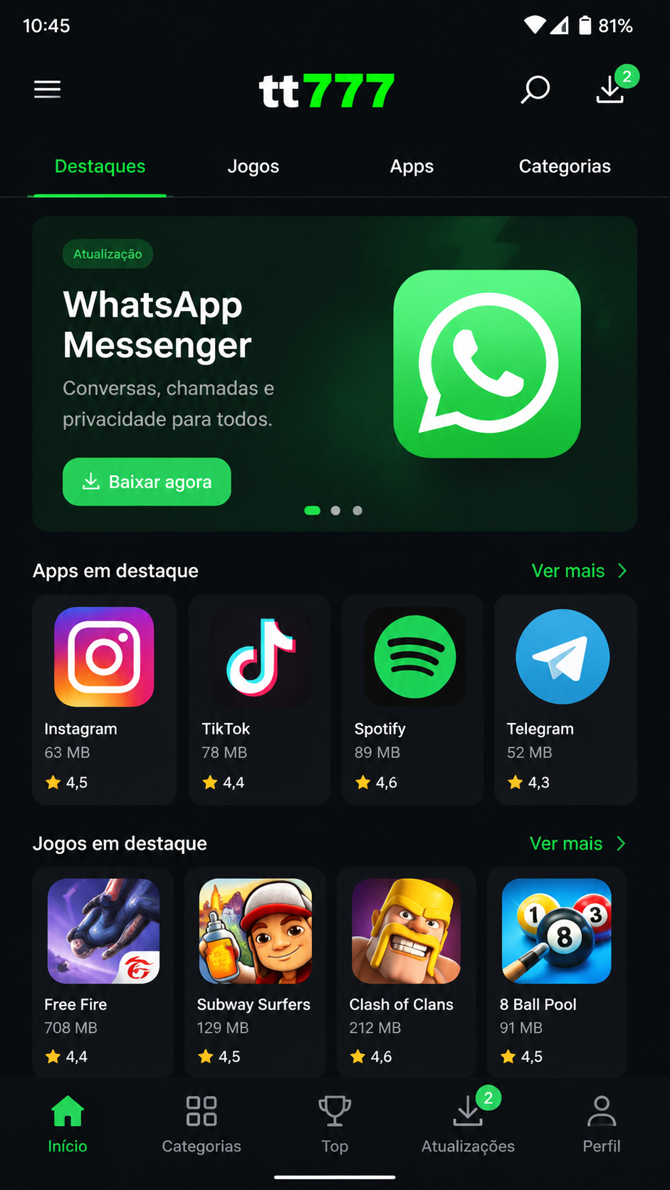 tt777 screenshot