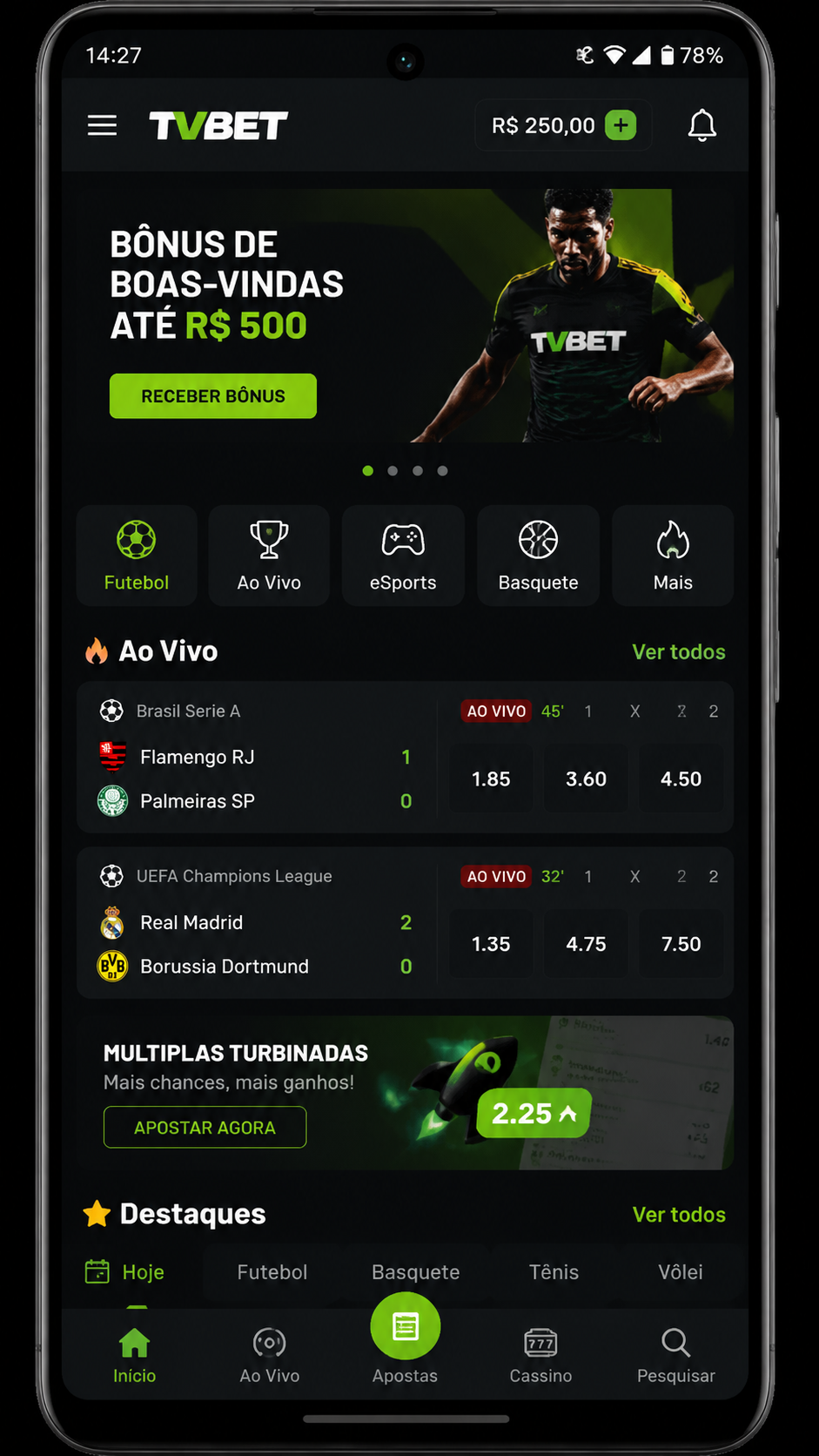 TVBet screenshot