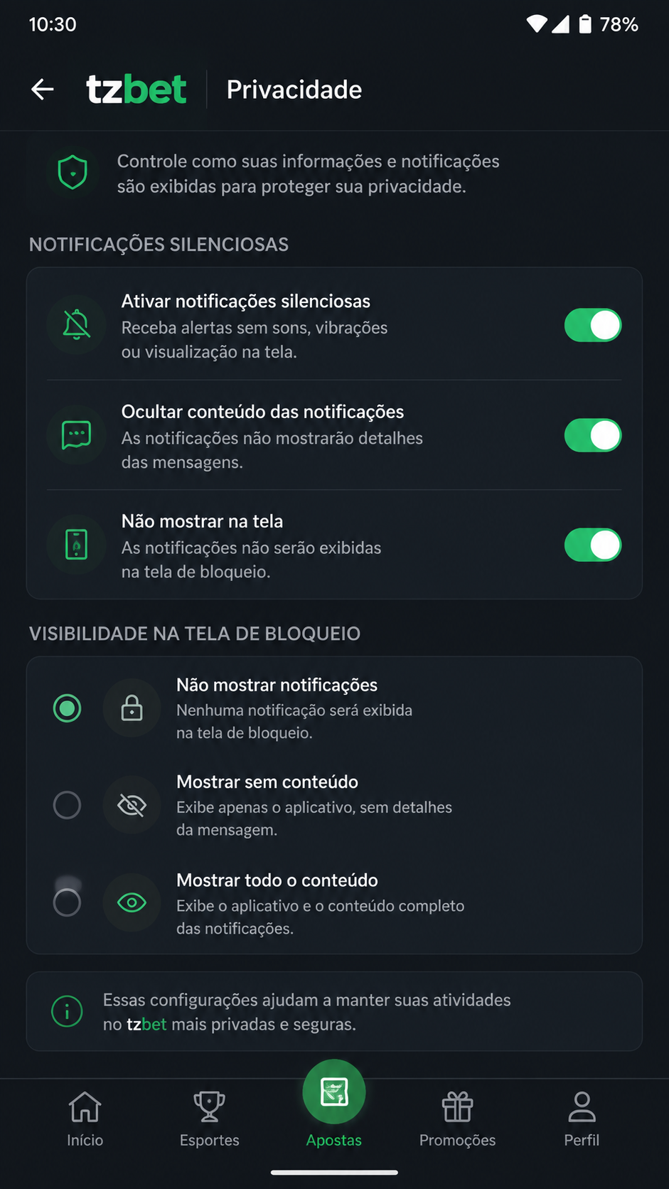 tzbet screenshot