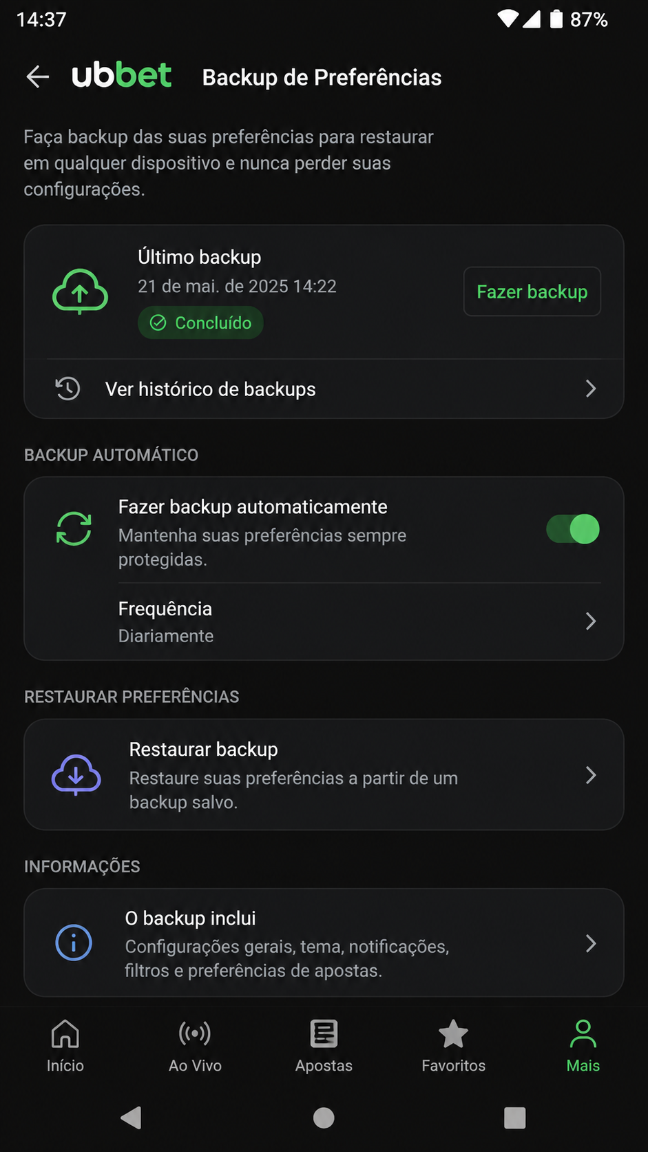 ubbet screenshot