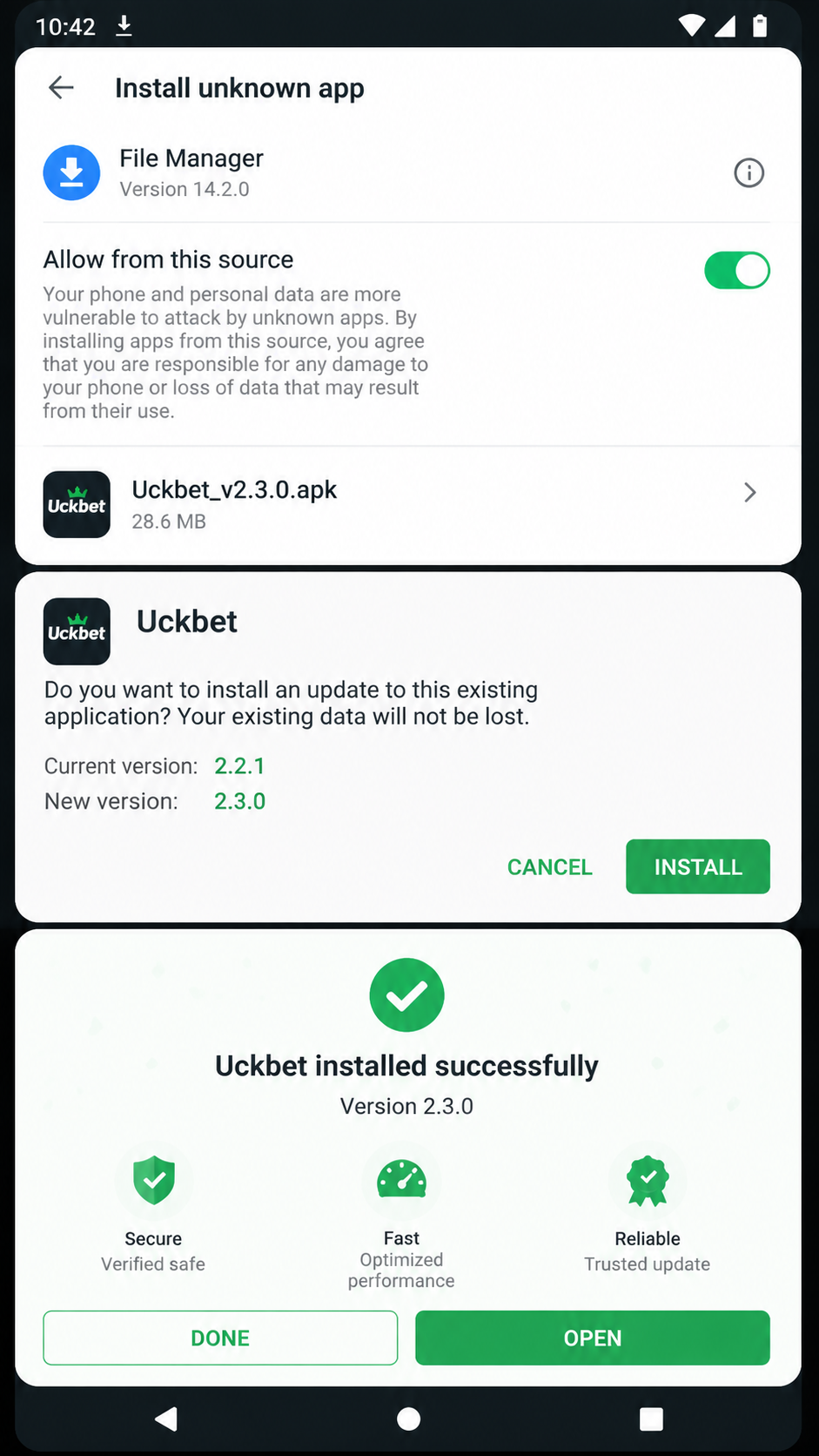 uckbet screenshot