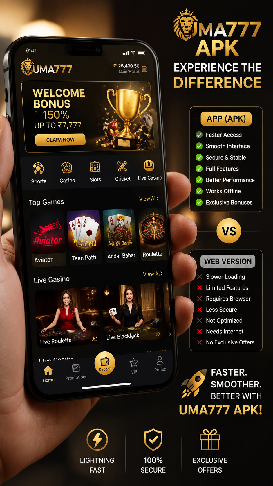 uma777 screenshot
