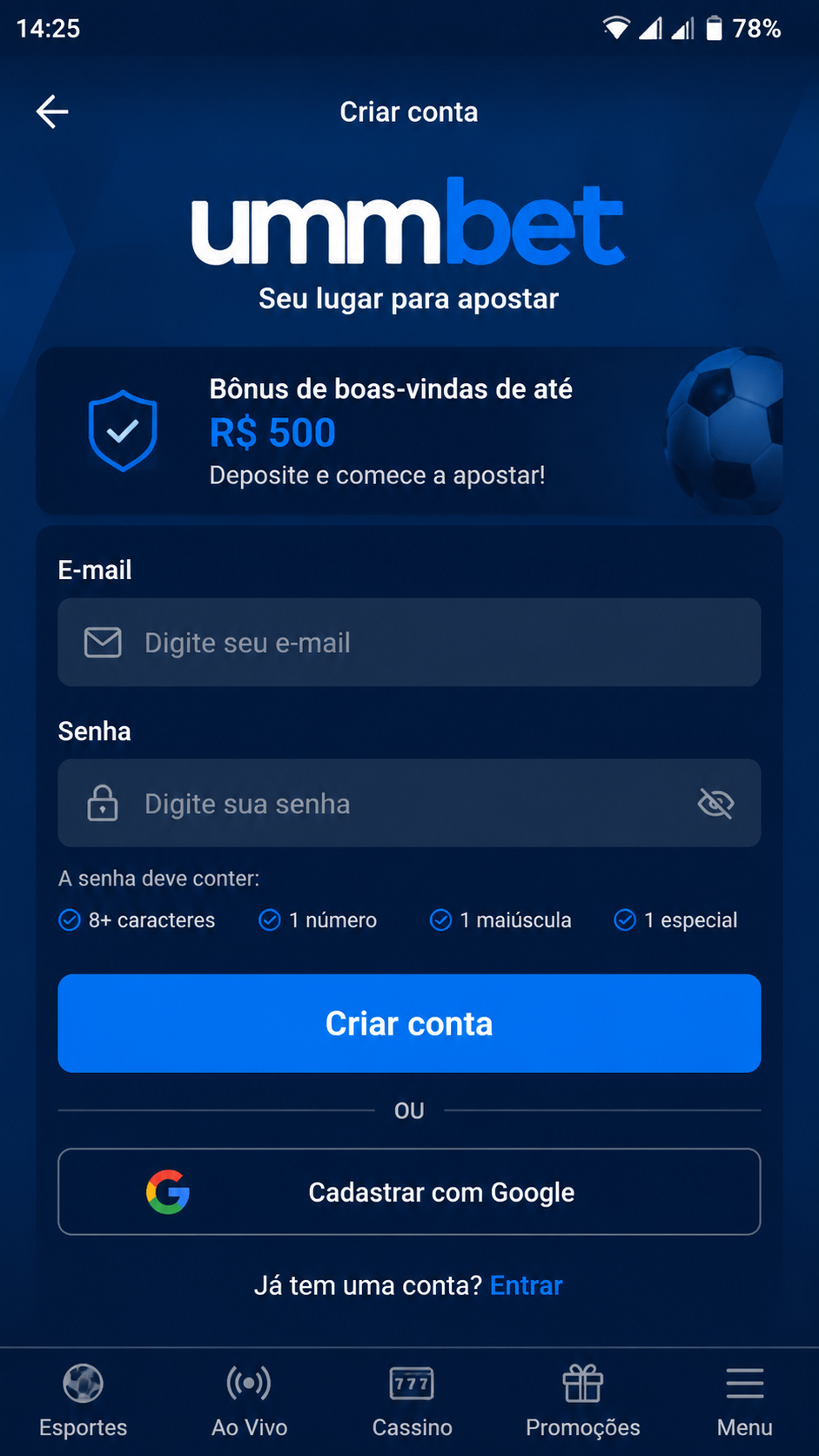 ummbet screenshot