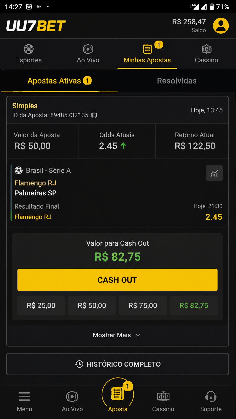 UU7Bet screenshot