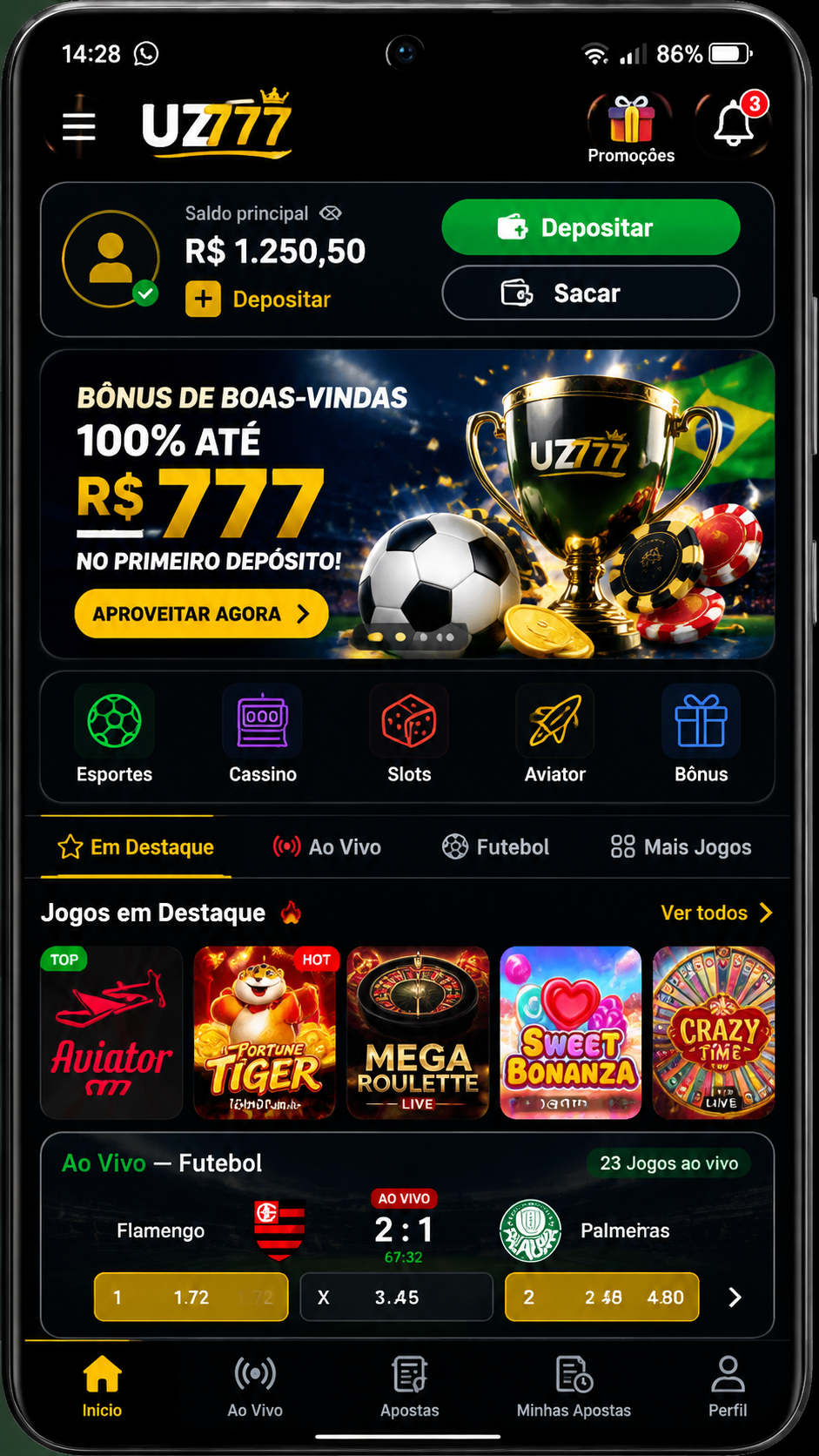 UZ777 screenshot