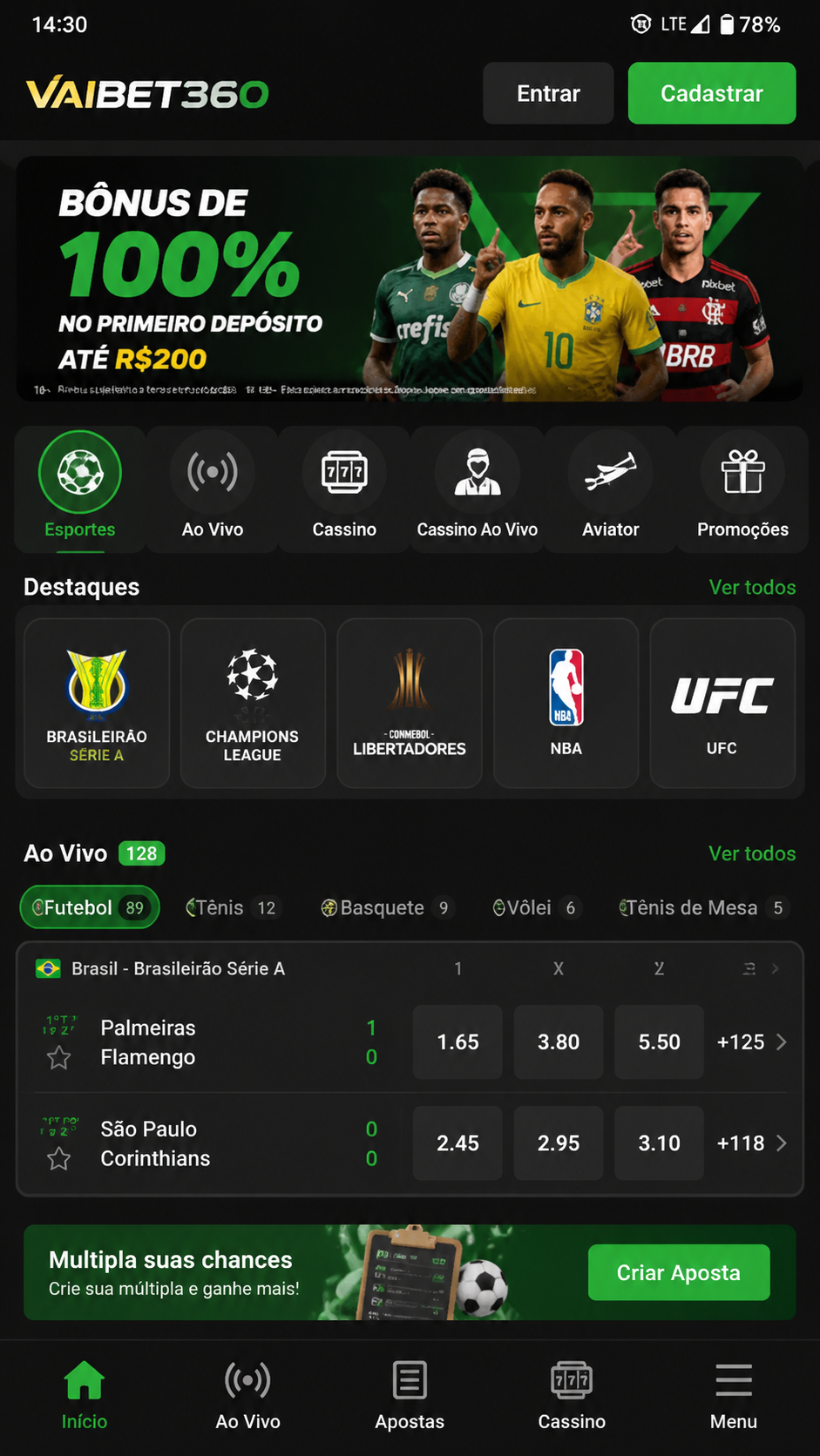 Vaibet360 screenshot