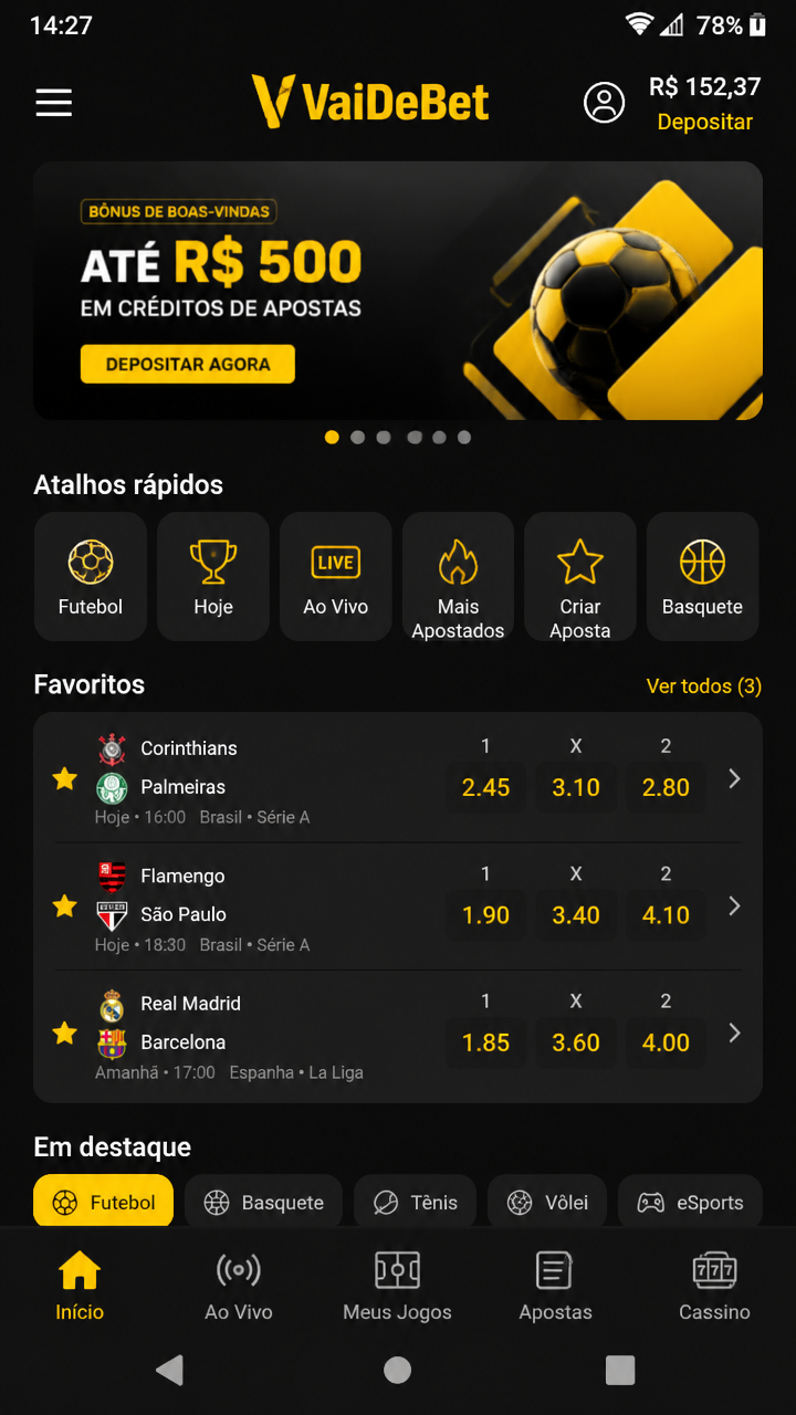 VaiDeBet screenshot