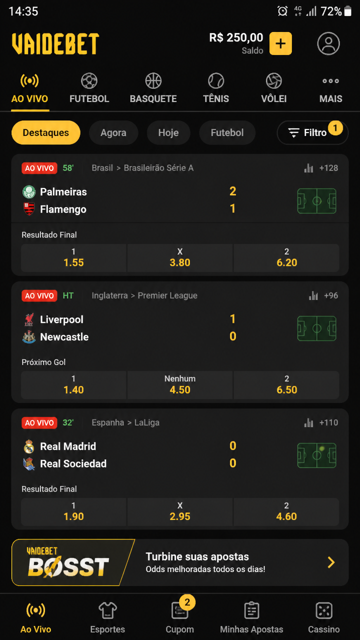 VaiDeBet screenshot