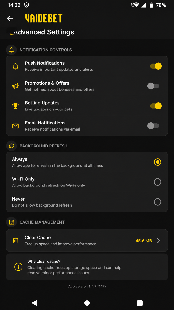 VaiDeBet screenshot