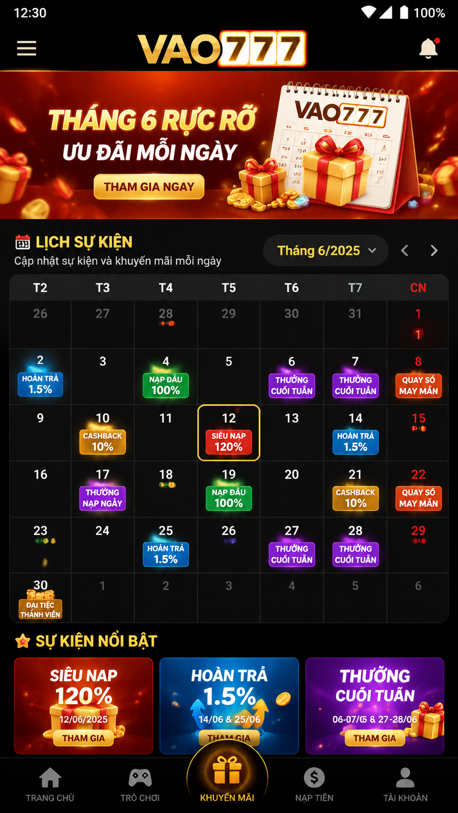 vao777 screenshot