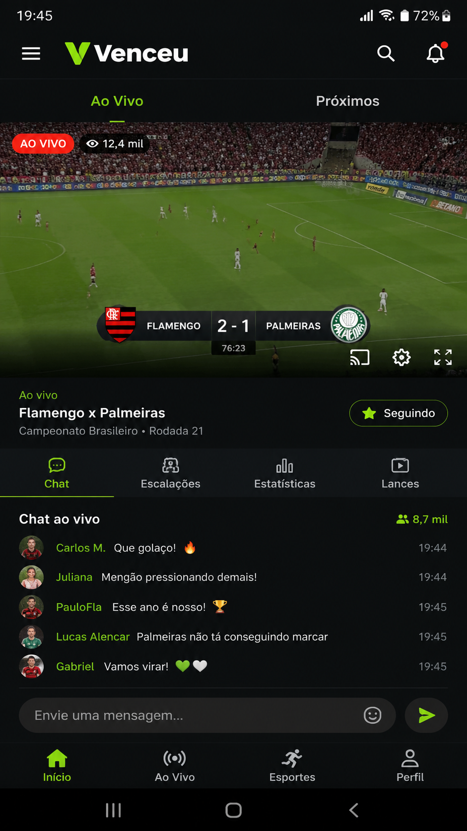 Venceu screenshot