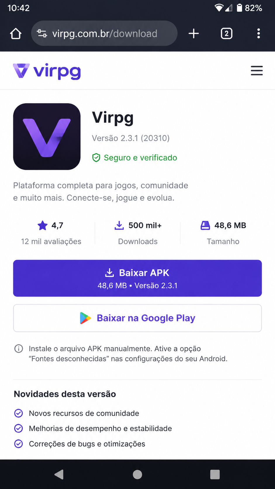 virpg screenshot