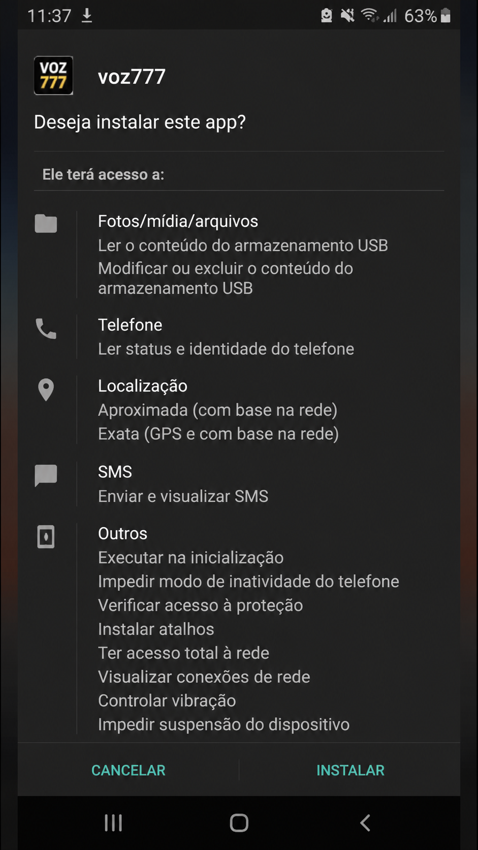 voz777 screenshot
