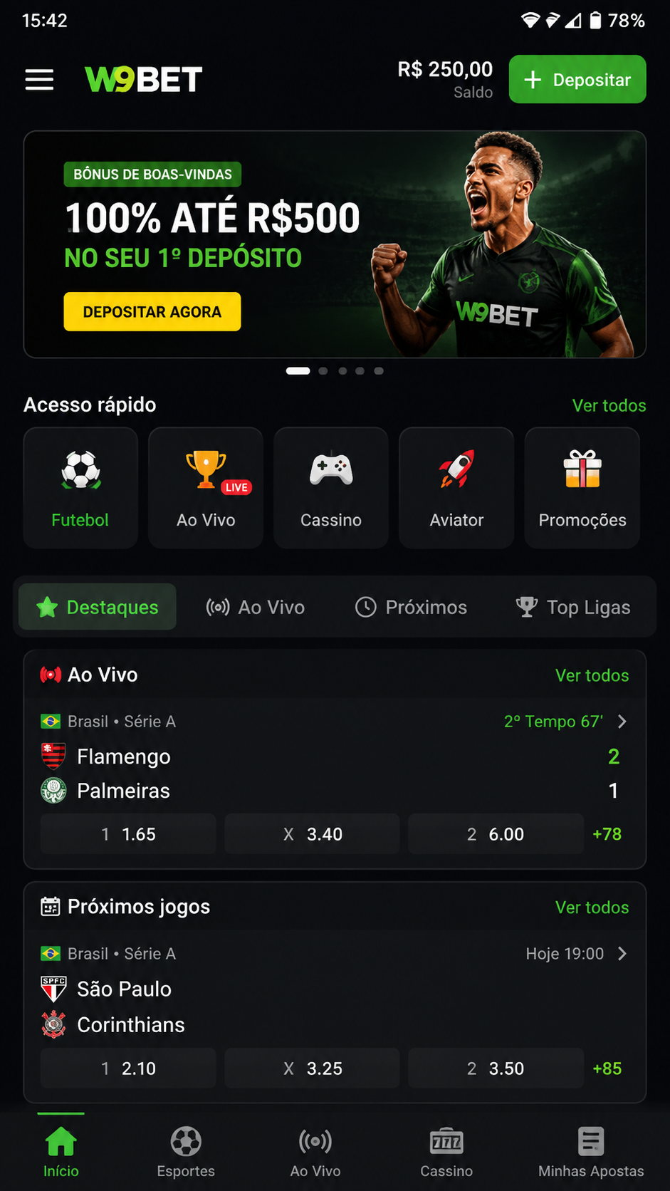 w9bet screenshot