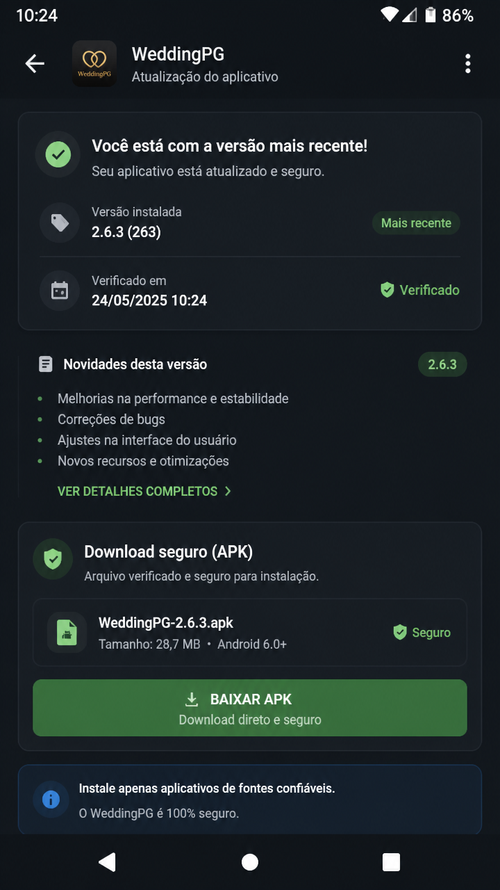 WeddingPG screenshot