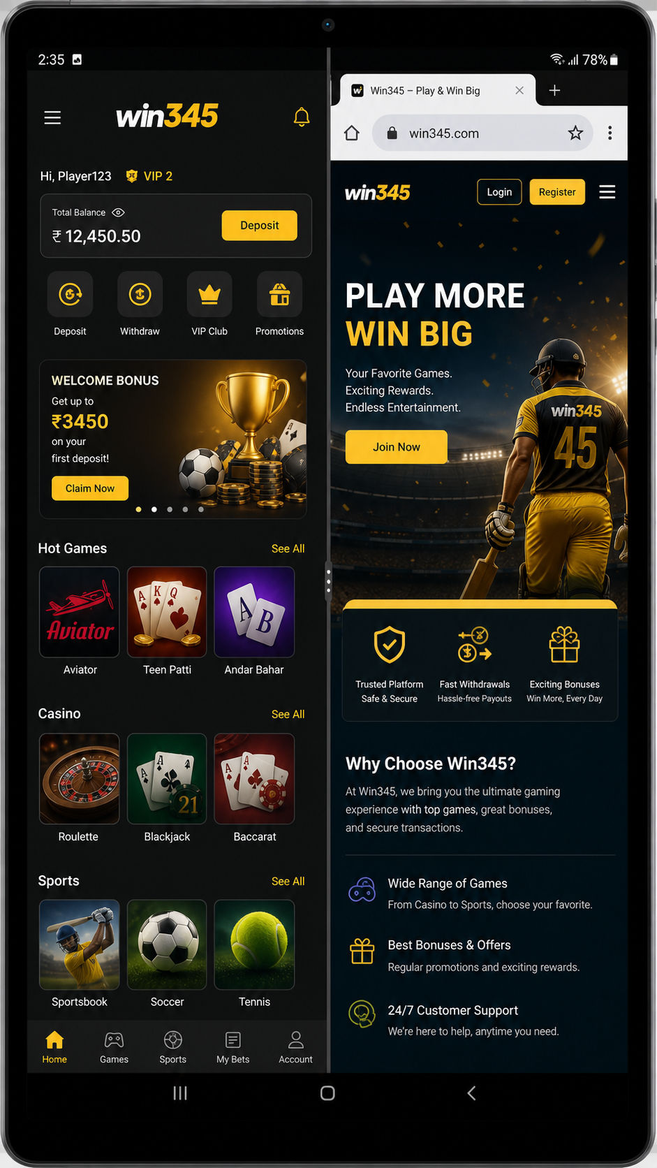 win345 screenshot