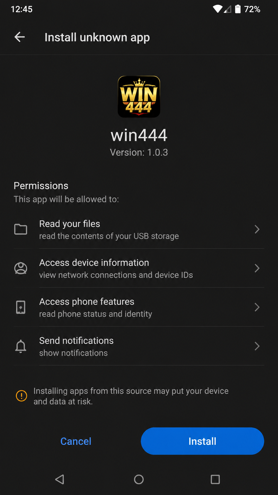 win444 screenshot