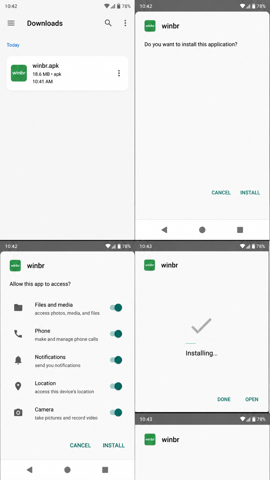 winbr screenshot