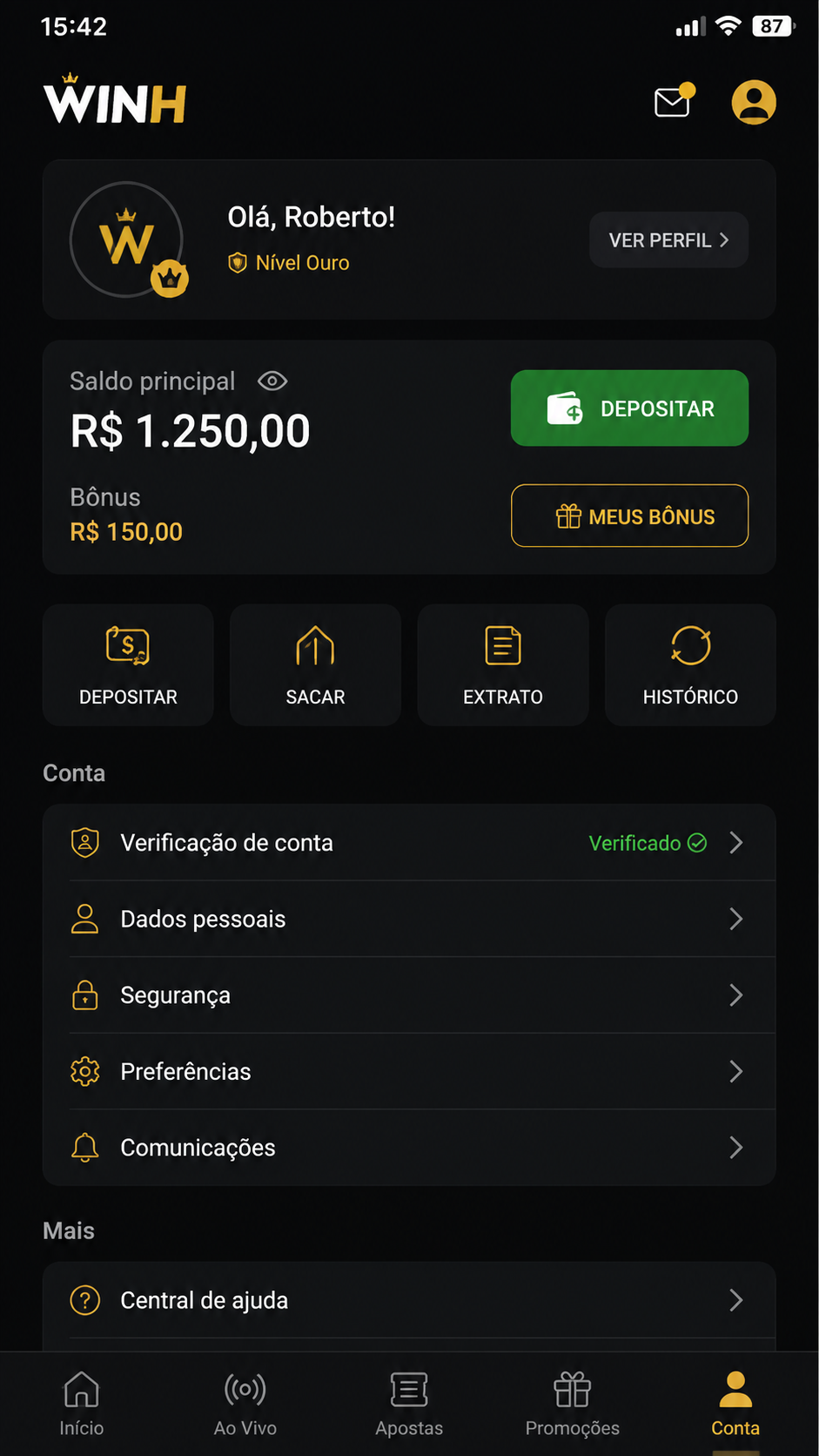 Winh screenshot